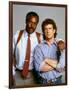 LETHAL WEAPON, 1987 directed by RICHARD DONNER Danny Glover and Mel Gibson (photo)-null-Framed Photo