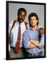 LETHAL WEAPON, 1987 directed by RICHARD DONNER Danny Glover and Mel Gibson (photo)-null-Framed Photo