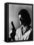 LETHAL WEAPON, 1987 directed by RICHARD DONNER Mel Gibson (b/w photo)-null-Framed Stretched Canvas