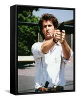 LETHAL WEAPON, 1987 directed by RICHARD DONNER Mel Gibson (photo)-null-Framed Stretched Canvas