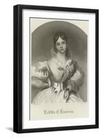 Letitia Elizabeth Landon-Daniel Maclise-Framed Giclee Print