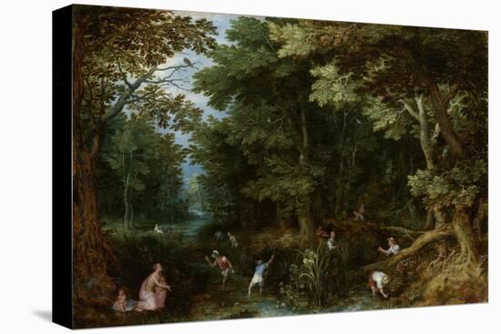 Leto and Peasants of Lykia, 1595-1610-Jan Brueghel the Elder-Stretched Canvas