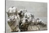 Leto, Artemis and Aphrodite from Parthenon East Pediment-null-Stretched Canvas