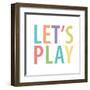 Lets 1-Kimberly Allen-Framed Art Print