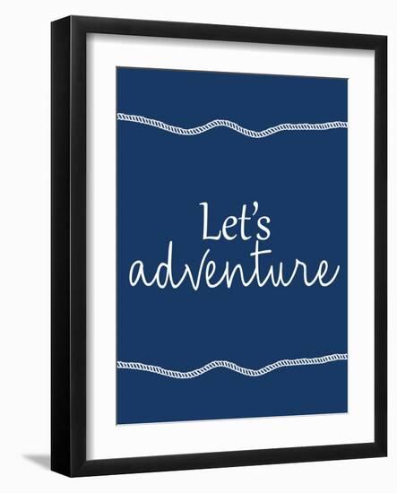 Lets Adventure-Kimberly Allen-Framed Art Print