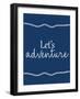 Lets Adventure-Kimberly Allen-Framed Art Print