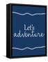 Lets Adventure-Kimberly Allen-Framed Stretched Canvas