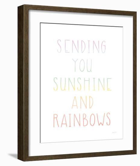 Lets Chase Rainbows VI-Jenaya Jackson-Framed Art Print