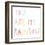 Lets Chase Rainbows X-Jenaya Jackson-Framed Art Print