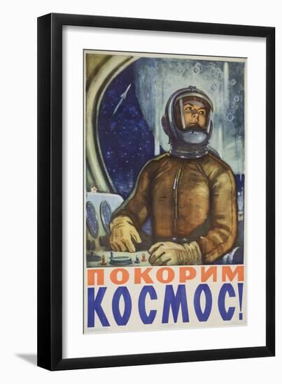 Lets Conquer Space! Poster-null-Framed Giclee Print
