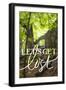 Lets Get Lost-Kimberly Glover-Framed Giclee Print