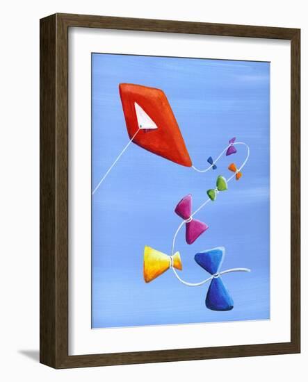 Lets Go Fly a Kite-Cindy Thornton-Framed Art Print