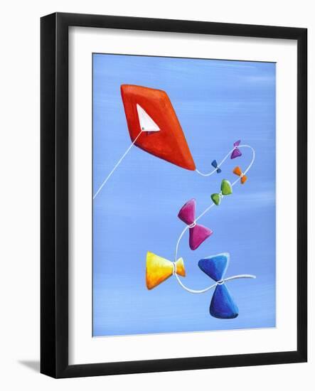 Lets Go Fly a Kite-Cindy Thornton-Framed Art Print