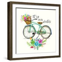 Lets Go on an Adventure!-Jin Jing-Framed Art Print