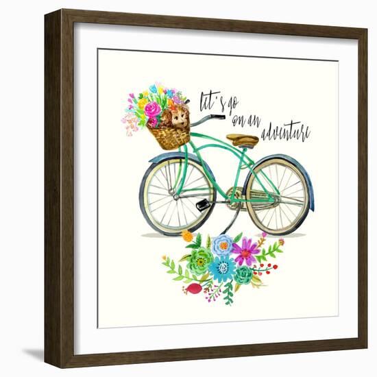 Lets Go on an Adventure!-Jin Jing-Framed Art Print