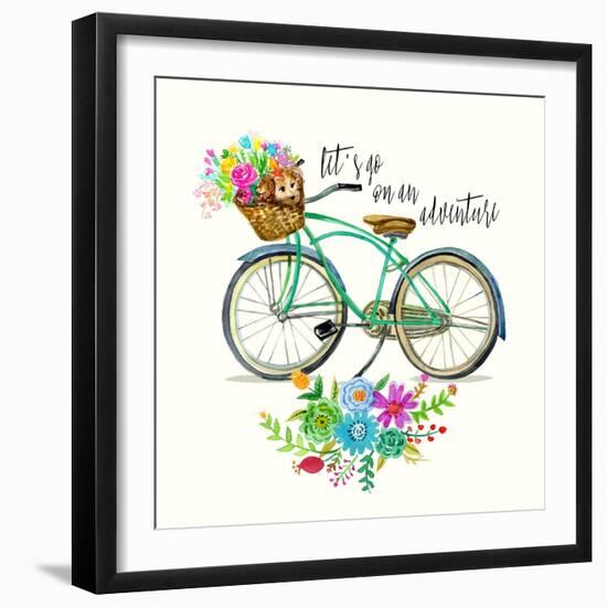 Lets Go on an Adventure!-Jin Jing-Framed Art Print