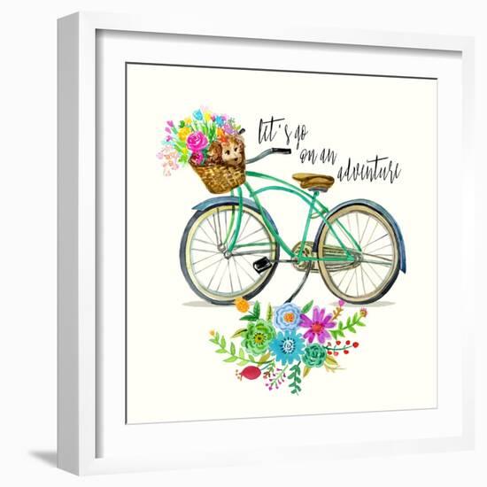 Lets Go on an Adventure!-Jin Jing-Framed Art Print