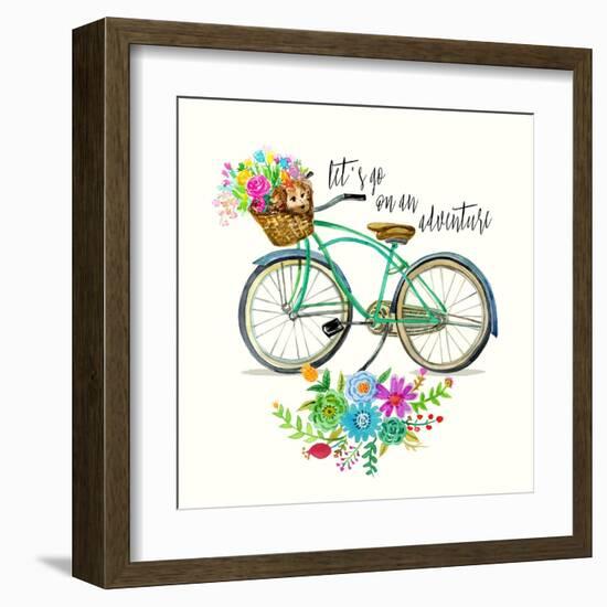 Lets Go on an Adventure!-Jin Jing-Framed Art Print