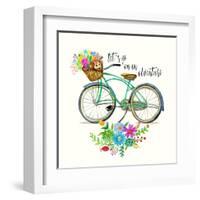 Lets Go on an Adventure!-Jin Jing-Framed Art Print