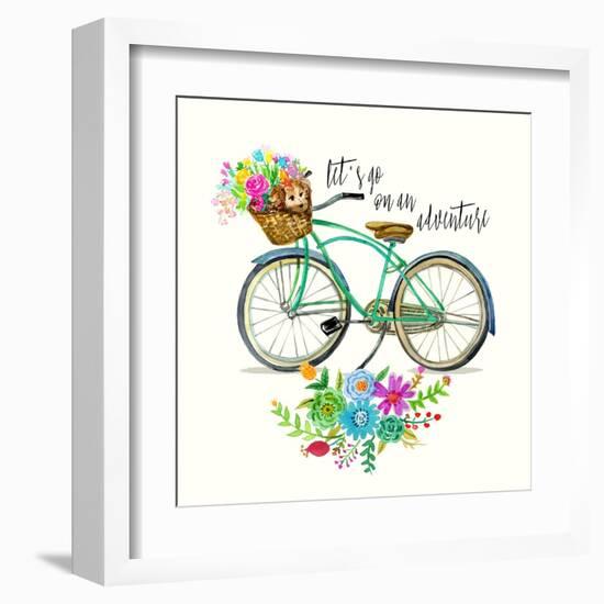 Lets Go on an Adventure!-Jin Jing-Framed Art Print