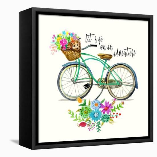 Lets Go on an Adventure!-Jin Jing-Framed Stretched Canvas