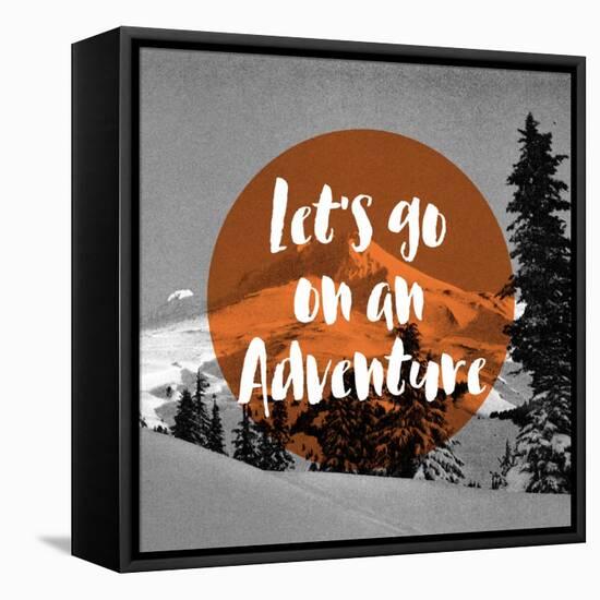 Lets Go on an Adventure-null-Framed Stretched Canvas