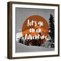 Lets Go on an Adventure-null-Framed Giclee Print