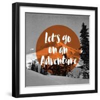 Lets Go on an Adventure-null-Framed Giclee Print
