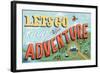 Lets Go On An Adventure-Ashley Santoro-Framed Giclee Print