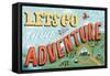 Lets Go On An Adventure-Ashley Santoro-Framed Stretched Canvas