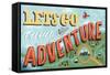 Lets Go On An Adventure-Ashley Santoro-Framed Stretched Canvas
