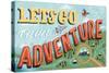 Lets Go On An Adventure-Ashley Santoro-Stretched Canvas