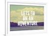 Lets Go on an Adventure-Vintage Skies-Framed Giclee Print