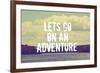 Lets Go on an Adventure-Vintage Skies-Framed Giclee Print