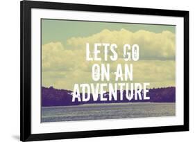 Lets Go on an Adventure-Vintage Skies-Framed Giclee Print