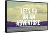 Lets Go on an Adventure-Vintage Skies-Framed Stretched Canvas