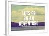 Lets Go on an Adventure-Vintage Skies-Framed Giclee Print