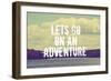 Lets Go on an Adventure-Vintage Skies-Framed Giclee Print