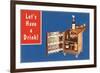 Lets Have a Drink, Portable Liquor Cabinet-null-Framed Premium Giclee Print