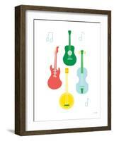 Lets Listen to Music IV-Ann Kelle-Framed Art Print