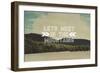 Lets Meet in the Mountains-Vintage Skies-Framed Giclee Print