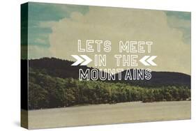 Lets Meet in the Mountains-Vintage Skies-Stretched Canvas
