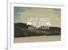 Lets Meet in the Mountains-Vintage Skies-Framed Giclee Print