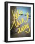 Lets run away-Kimberly Glover-Framed Giclee Print