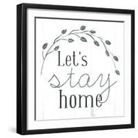 Lets Stay Home-Milli Villa-Framed Art Print