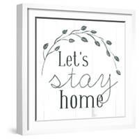 Lets Stay Home-Milli Villa-Framed Art Print