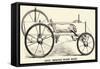 Lett's Improved Wagon Brake-null-Framed Stretched Canvas