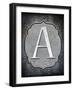 Letter A-LightBoxJournal-Framed Giclee Print