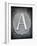 Letter A-LightBoxJournal-Framed Giclee Print