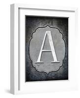 Letter A-LightBoxJournal-Framed Giclee Print